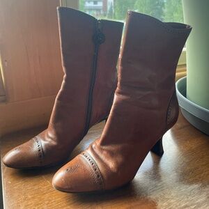 Giorgio Armani Italian leather boots